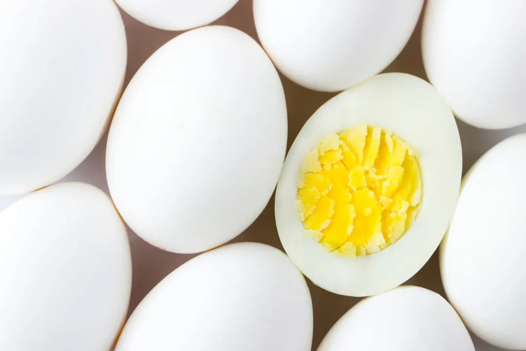 Photo boiled eggs
