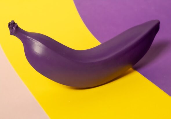 Photo bitter taste of eggplant