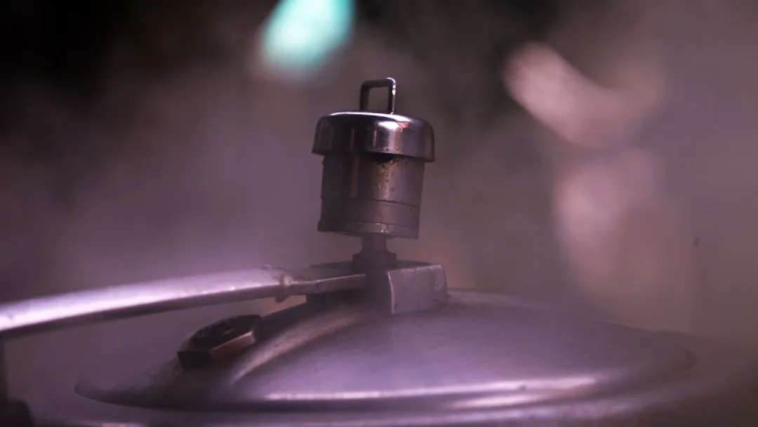 Photo pressure cooking