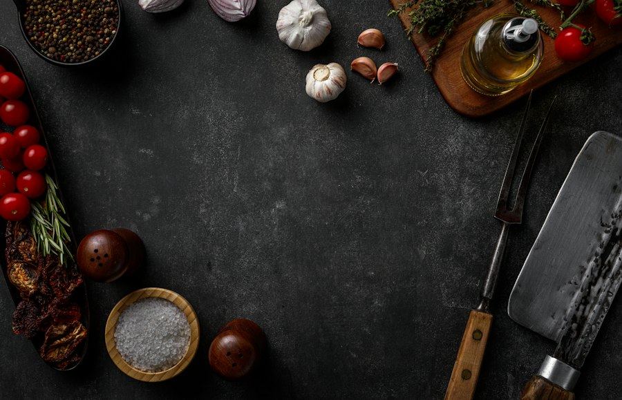 Photo menu preparation