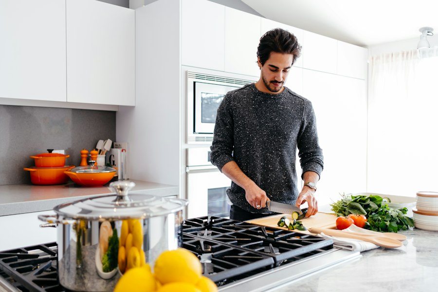 Photo healthy cooking