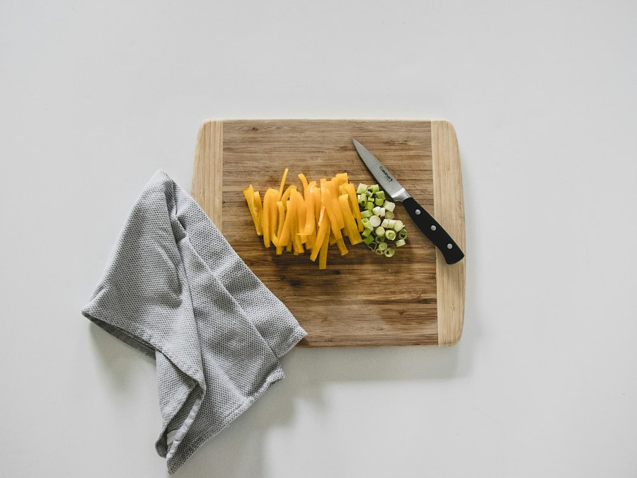 Photo vegetable chopping skills
