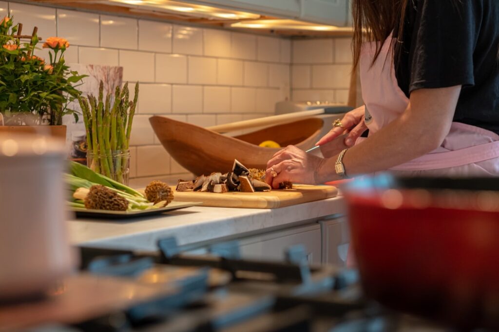 Photo cooking with seasonal products